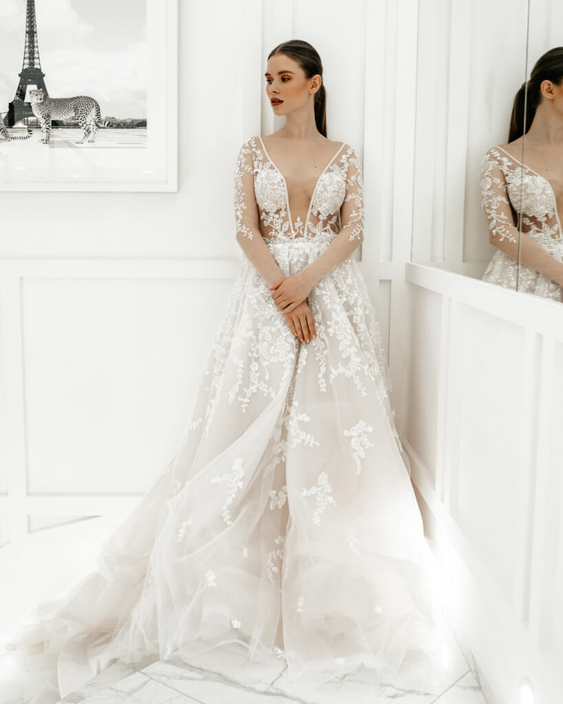 How to choose a wedding dress according to your figure type